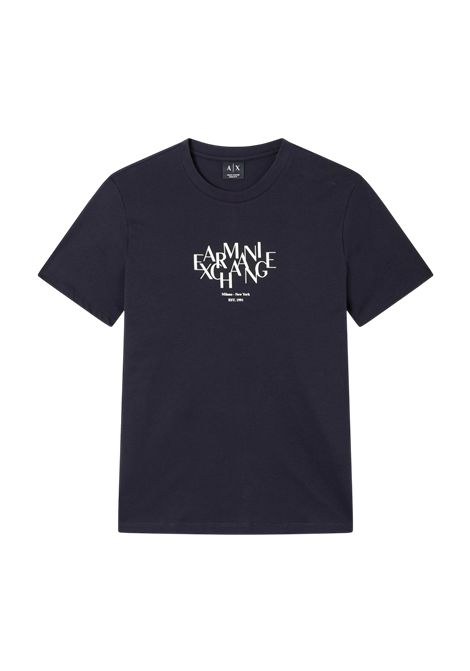 Regular-fit T-shirt in solid-color cotton jersey ARMANI EXCHANGE | T-shirt | XM002782 AF10356UB101